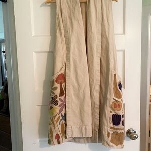 Elizabeth Suzann Clyde vest painted in natural dye
